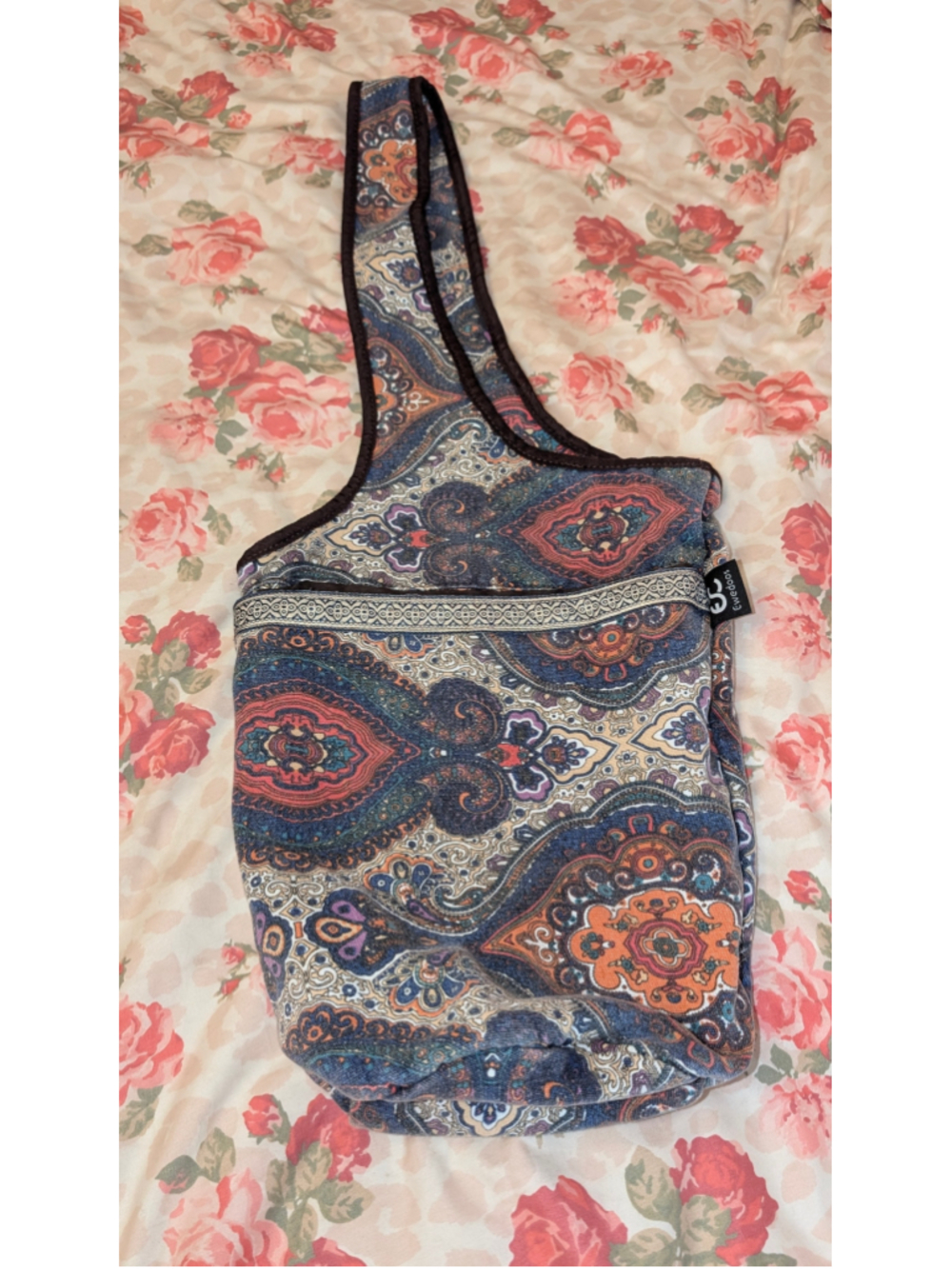 Women's Ewedoos Paisley Tote Bag One Size Blue Orange